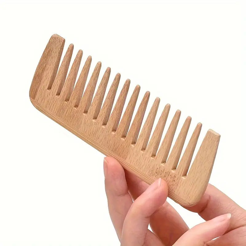 Bamboo Wide-Tooth Hair Comb