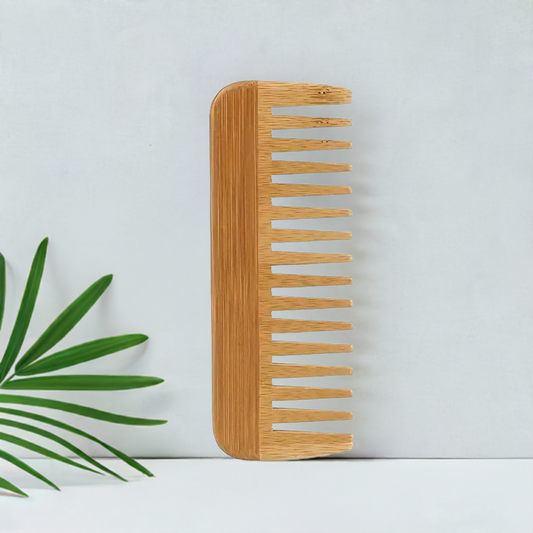Bamboo Wide-Tooth Hair Comb